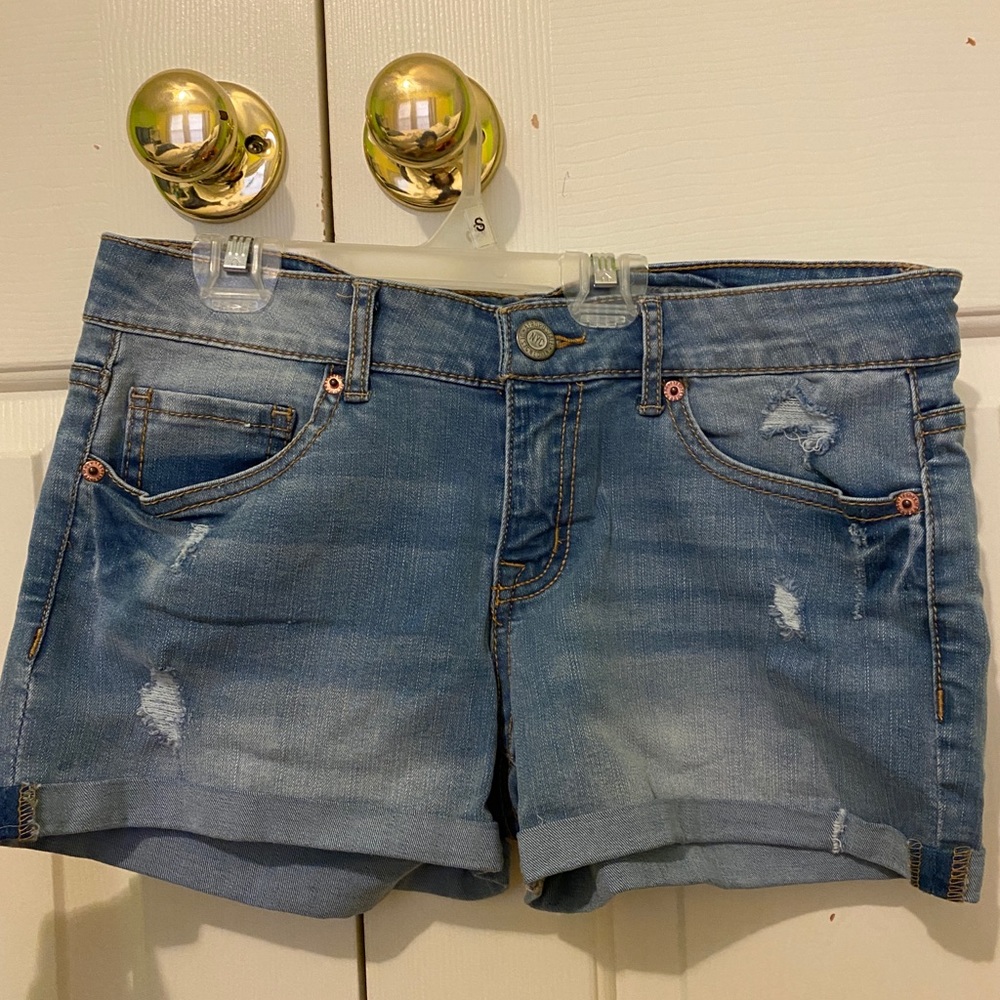 Aeropostale High Waisted Denim Shorts